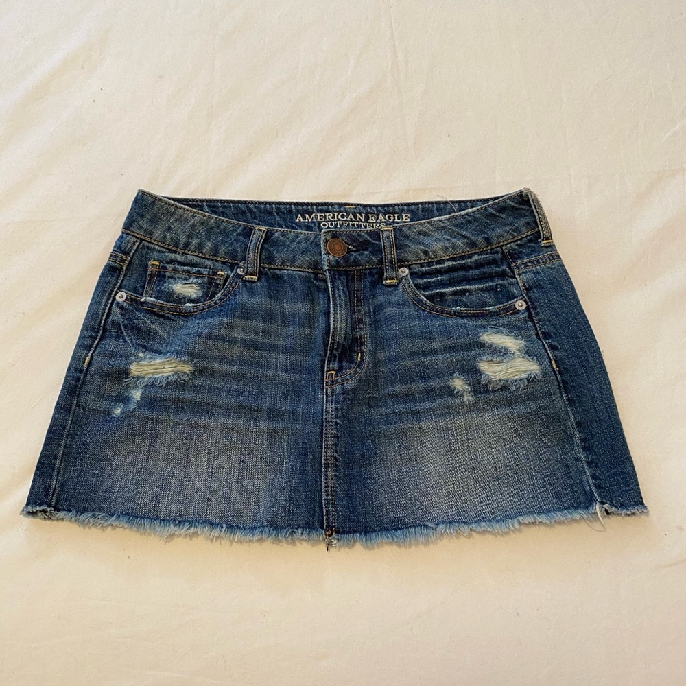 American Eagle Jean Mini Skirt